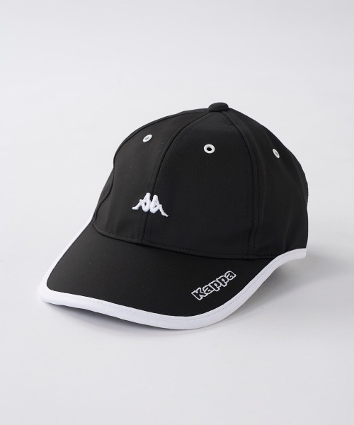 Kappa(カッパ)の「【Kappa/カッパ】レディースロゴキャップ ゴルフ(キャップ・レディース・ホワイト/ブラック/ターコイズブルー・FREE)」の1枚目の写真