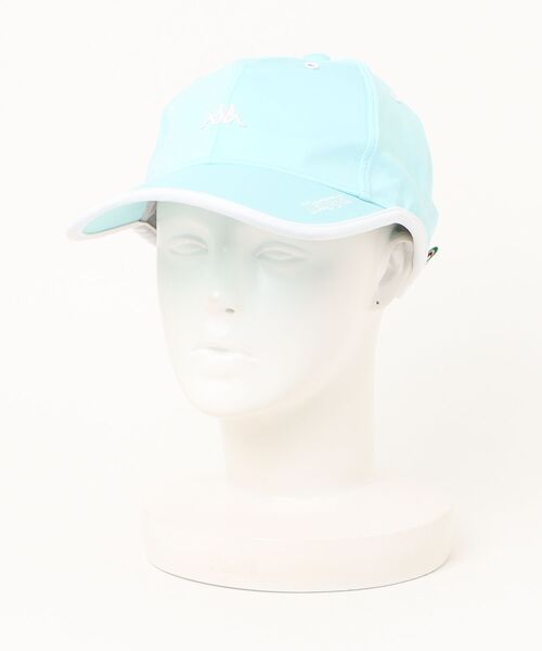 Kappa(カッパ)の「【Kappa/カッパ】レディースロゴキャップ ゴルフ(キャップ・レディース・ホワイト/ブラック/ターコイズブルー・FREE)」の4枚目の写真