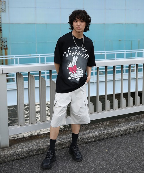 シャドウラビットプリントTシャツ（Tシャツ/カットソー）｜HOOK