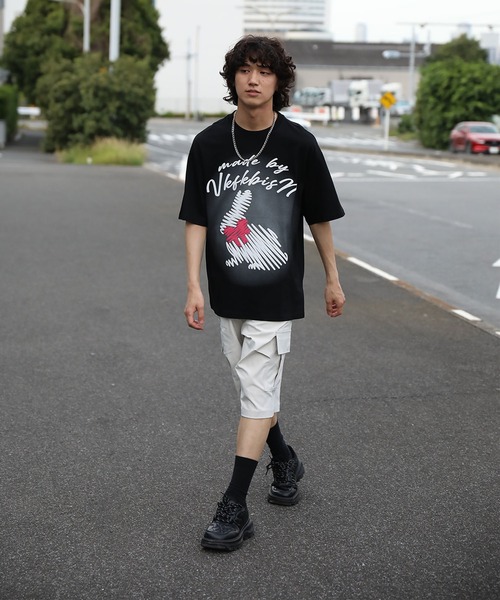 シャドウラビットプリントTシャツ（Tシャツ/カットソー）｜HOOK