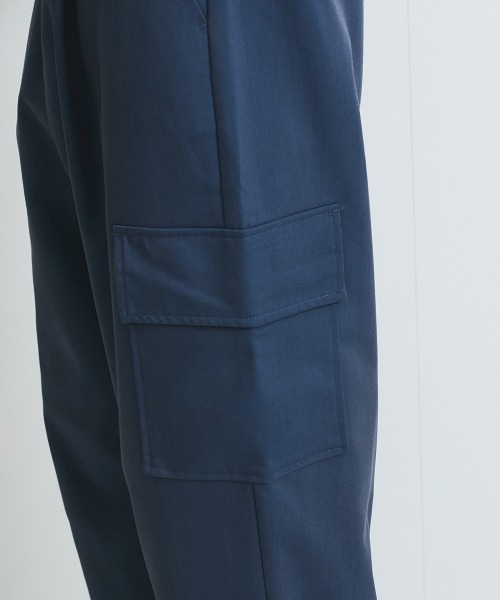 VICKY（ビッキー）の「ストレッチカーゴパンツ≪手洗い可能≫（カーゴパンツ・レディース・ブルー/ブラウン・M）」の11枚目の写真