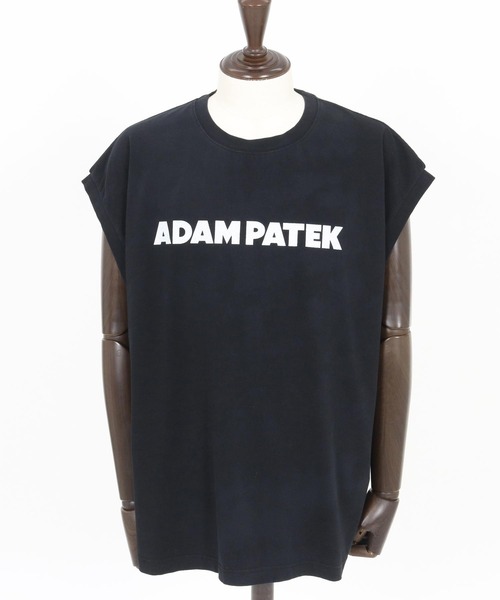 tシャツ ADAMPATEK/basic logo sleeveless/ロゴノースリーブ(AP2514023) レディース メンズ ADAMPATEK/basic logo sleeveless/ロゴノースリーブ(AP2514023