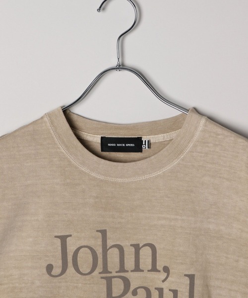 カデュネ　新品正規品　フロッキーロゴT-shirt　Tシャツ　ベージュ フロッキーロゴT-shirt | Tシャツ・カットソー | CADUNE