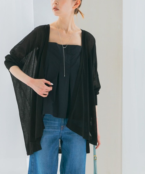 新品タグ付き☆Apuweiser-riche ドットツイード半袖ジャケット 黒