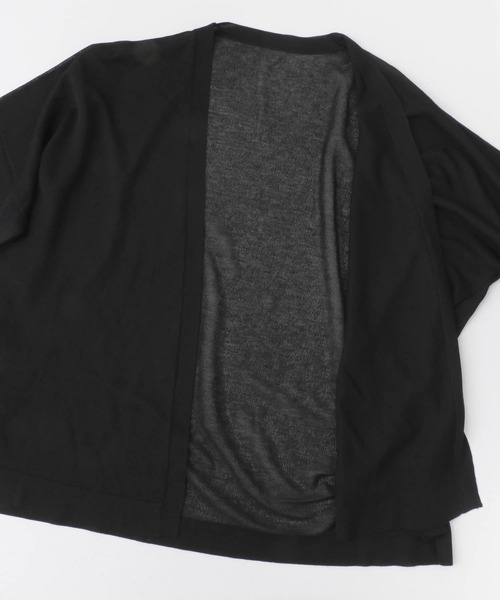 URBAN RESEARCH ROSSO WOMEN(アーバンリサーチ ロッソ)の「ミドルシアーカーディガン(カーディガン/ボレロ・レディース・ベージュ/グレー/ブラック・FREE)」の7枚目の写真