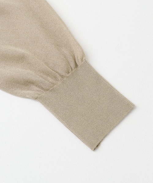 URBAN RESEARCH ROSSO WOMEN(アーバンリサーチ ロッソ)の「ミドルシアーカーディガン(カーディガン/ボレロ・レディース・ベージュ/グレー/ブラック・FREE)」の9枚目の写真