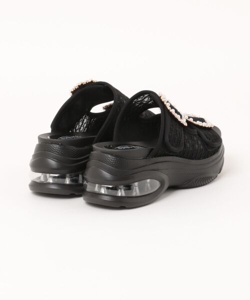 Parade(パレード)の「【厚底】エアーソールビジュースライドサンダル 1474-WK(サンダル・レディース・ブラック/ホワイト・M/S/L/LL)」の3枚目の写真