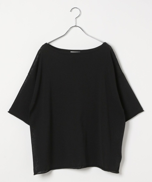 BAYFLOW（ベイフロー）の「[さらりとした肌触り]16ゲージニットプルオーバー（ニット/セーター・レディース・ラベンダー/ブラック/グレイッシュベージュ・FREE）」の16枚目の写真