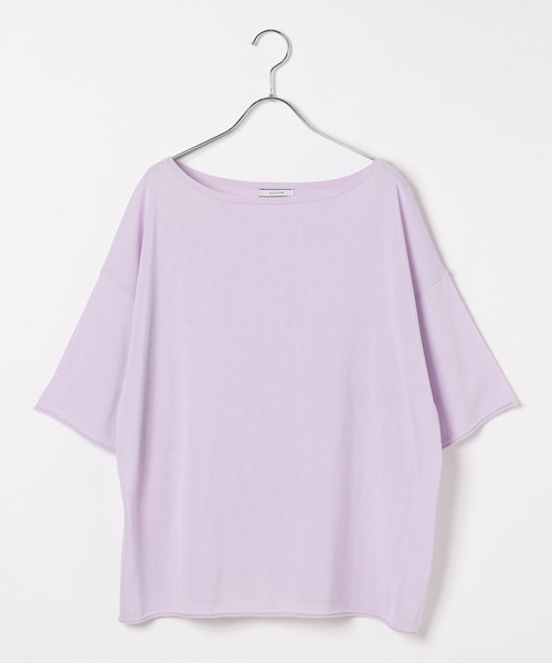 BAYFLOW（ベイフロー）の「[さらりとした肌触り]16ゲージニットプルオーバー（ニット/セーター・レディース・ラベンダー/ブラック/グレイッシュベージュ・FREE）」の15枚目の写真