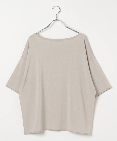 BAYFLOW（ベイフロー）の「[さらりとした肌触り]16ゲージニットプルオーバー（ニット/セーター・レディース・ラベンダー/ブラック/グレイッシュベージュ・FREE）」の14枚目の写真