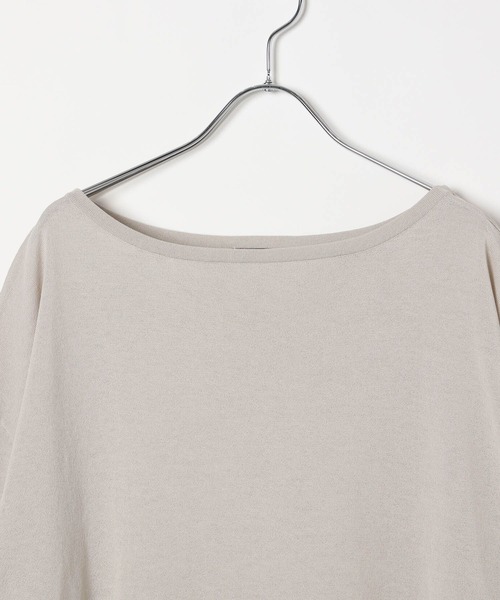 BAYFLOW（ベイフロー）の「[さらりとした肌触り]16ゲージニットプルオーバー（ニット/セーター・レディース・ラベンダー/ブラック/グレイッシュベージュ・FREE）」の13枚目の写真