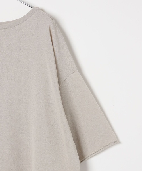 BAYFLOW（ベイフロー）の「[さらりとした肌触り]16ゲージニットプルオーバー（ニット/セーター・レディース・ラベンダー/ブラック/グレイッシュベージュ・FREE）」の11枚目の写真