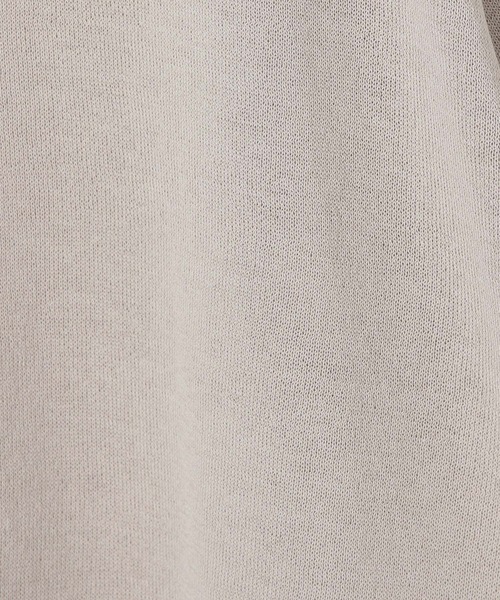 BAYFLOW（ベイフロー）の「[さらりとした肌触り]16ゲージニットプルオーバー（ニット/セーター・レディース・ラベンダー/ブラック/グレイッシュベージュ・FREE）」の9枚目の写真