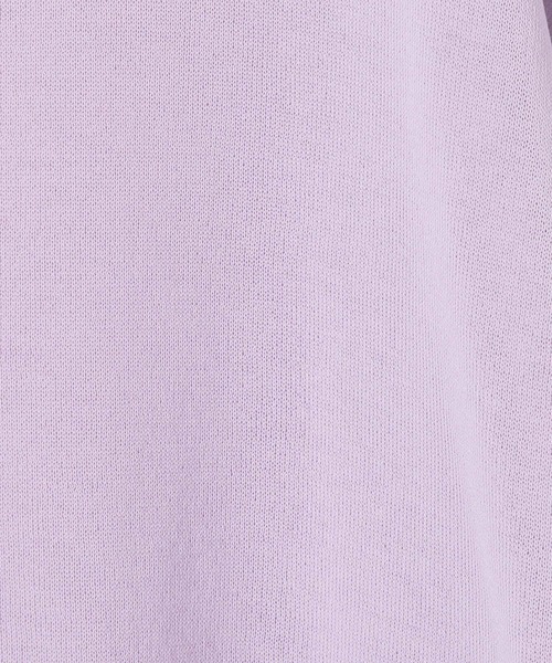 BAYFLOW（ベイフロー）の「[さらりとした肌触り]16ゲージニットプルオーバー（ニット/セーター・レディース・ラベンダー/ブラック/グレイッシュベージュ・FREE）」の7枚目の写真