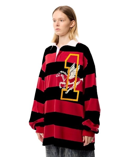 セール】VAQUERA/ヴァケラ/RUGBY SHIRT KNIT（シャツ/ブラウス