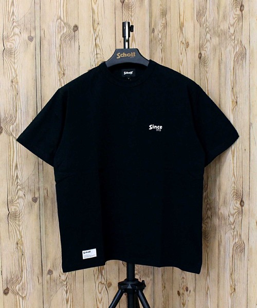 schott(ショット)の「T-SHIRT FIREWOLF(Tシャツ/カットソー・メンズ・ブラック/ホワイト/ネイビー・L/XL/XXL/M)」の11枚目の写真