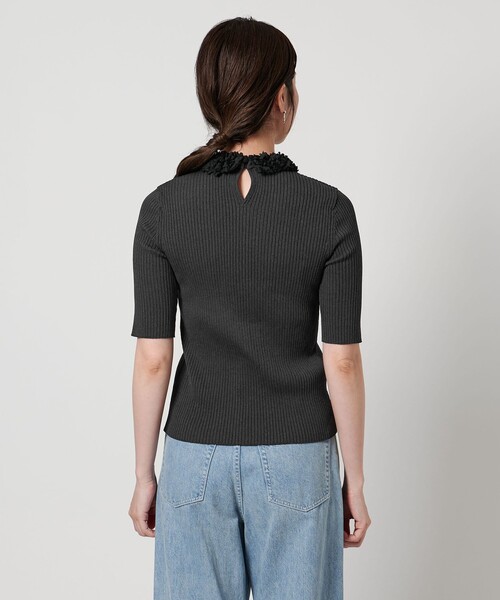 ニット セーター レディ フラワー チュール ニット レディース UNITED ARROWS レディ フラワー チュール ニット - ファッション