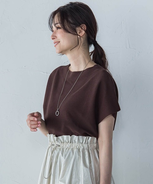 LAUTREAMONT / ロートレアモン ストレスフリーペーパーヤーンニット≪手洗い可能≫ セール】ストレスフリーペーパーヤーンニット≪手洗い可能