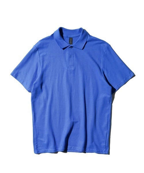 GILDAN(ギルダン)の「THRIFTY LOOK スリフティルック / GILDAN 5.2OZ COTTON POLO SHIRTS ポロシャツ ギルダン(ポロシャツ・メンズ・ネイビー/ロイヤルブルー/ホワイト/ライトブルー/ブラック/ブルー/グレー/グリーン・MEDIUM/LARGE/X-LARGE)」の8枚目の写真