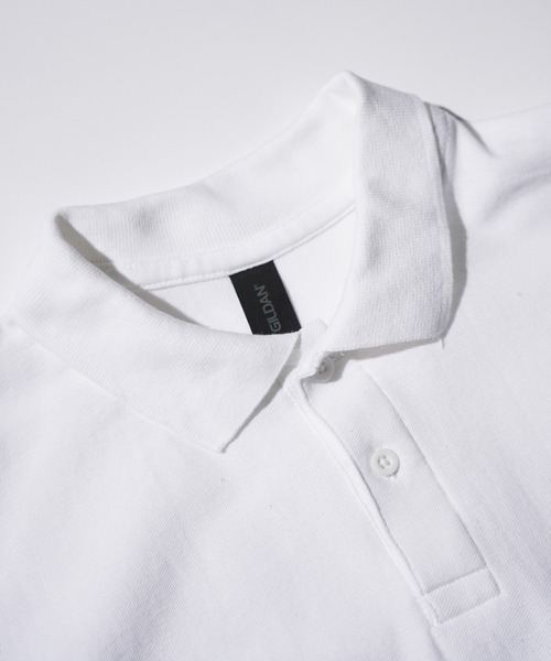 GILDAN(ギルダン)の「THRIFTY LOOK スリフティルック / GILDAN 5.2OZ COTTON POLO SHIRTS ポロシャツ ギルダン(ポロシャツ・メンズ・ネイビー/ロイヤルブルー/ホワイト/ライトブルー/ブラック/ブルー/グレー/グリーン・MEDIUM/LARGE/X-LARGE)」の9枚目の写真