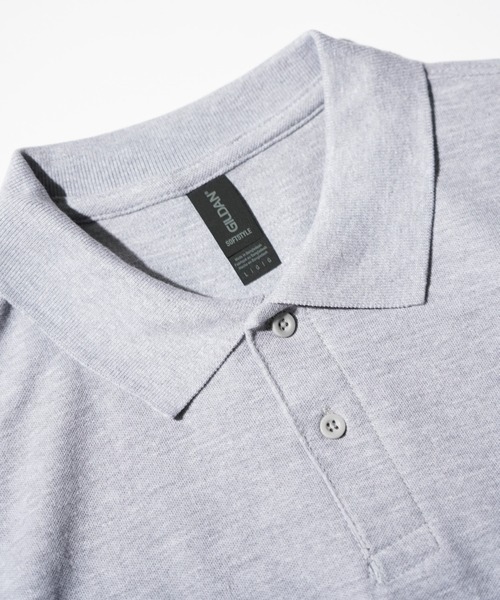 GILDAN(ギルダン)の「THRIFTY LOOK スリフティルック / GILDAN 5.2OZ COTTON POLO SHIRTS ポロシャツ ギルダン(ポロシャツ・メンズ・ネイビー/ロイヤルブルー/ホワイト/ライトブルー/ブラック/ブルー/グレー/グリーン・MEDIUM/LARGE/X-LARGE)」の20枚目の写真