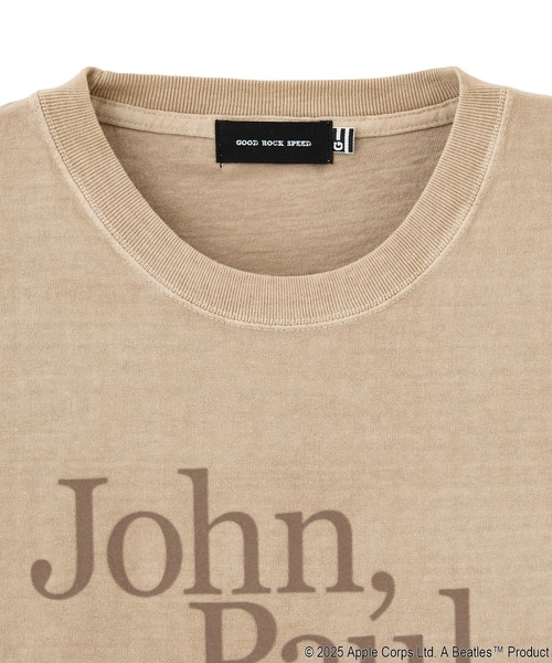 GOOD ROCK SPEED(グッドロックスピード)の「(GOOD ROCK SPEED)THE BEATLES S/S TEE(Tシャツ/カットソー・レディース・ベージュ・ONE SIZE)」の3枚目の写真