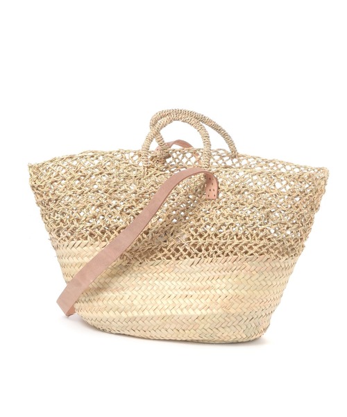 studio CLIP（スタディオクリップ）の「【daily CLIP】KECH レザーショルダーバスケット（かごバッグ・レディース・その他1・FREE）」の3枚目の写真