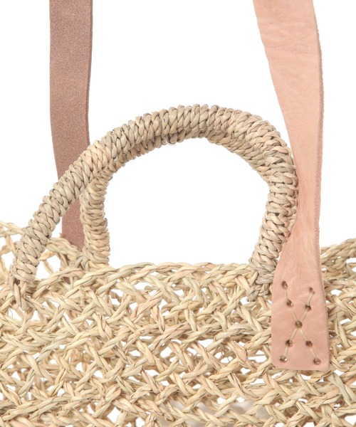 studio CLIP（スタディオクリップ）の「【daily CLIP】KECH レザーショルダーバスケット（かごバッグ・レディース・その他1・FREE）」の6枚目の写真