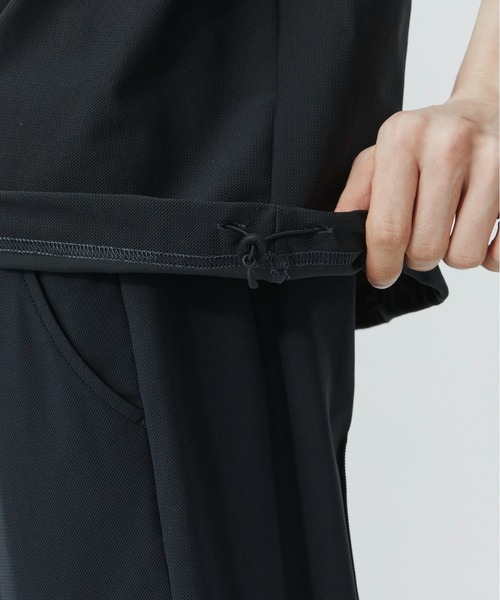 PUBLIC TOKYO(パブリックトウキョウ)の「Air tool リラックスコードポロ /ウォッシャブル/夏服/ストレッチ/伸縮性/通気性/防シワ性/UVカット/セットアップ(ポロシャツ・メンズ・ブラック/カーキ/ダークグレー・1/2)」の21枚目の写真