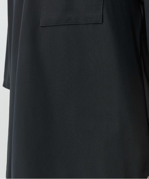 PUBLIC TOKYO(パブリックトウキョウ)の「Air tool リラックスコードポロ /ウォッシャブル/夏服/ストレッチ/伸縮性/通気性/防シワ性/UVカット/セットアップ(ポロシャツ・メンズ・ブラック/カーキ/ダークグレー・1/2)」の17枚目の写真
