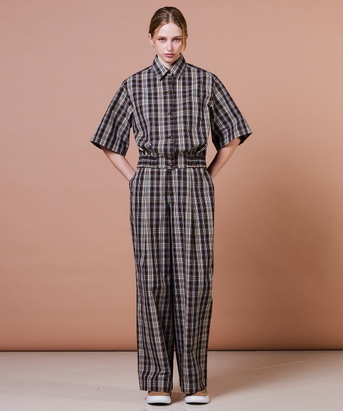 セール】ハイカウントコットン チェックシャツジャケット（シャツ