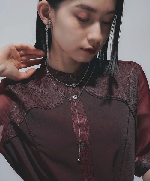 HARE（ハレ）の「ピアスチャームタレンセットネックレス(HARE)（ネックレス・レディース・シルバー/オフホワイト・FREE）」の14枚目の写真