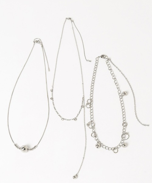 HARE（ハレ）の「ピアスチャームタレンセットネックレス(HARE)（ネックレス・レディース・シルバー/オフホワイト・FREE）」の16枚目の写真