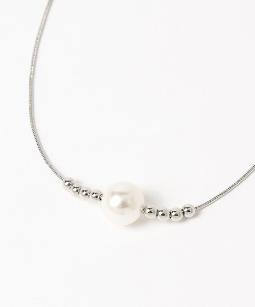 HARE（ハレ）の「ピアスチャームタレンセットネックレス(HARE)（ネックレス・レディース・シルバー/オフホワイト・FREE）」の20枚目の写真