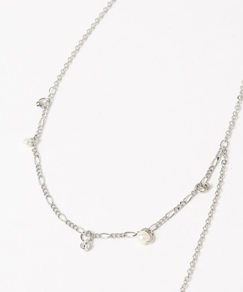 HARE（ハレ）の「ピアスチャームタレンセットネックレス(HARE)（ネックレス・レディース・シルバー/オフホワイト・FREE）」の21枚目の写真