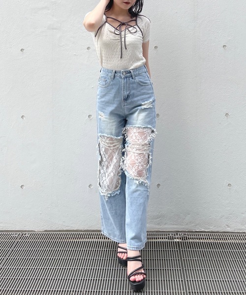 one way(ワンウェイ)の「ボレロ風トップス(Tシャツ/カットソー・レディース・ブルー/ホワイト/グレー/ブラック・FREE)」の22枚目の写真