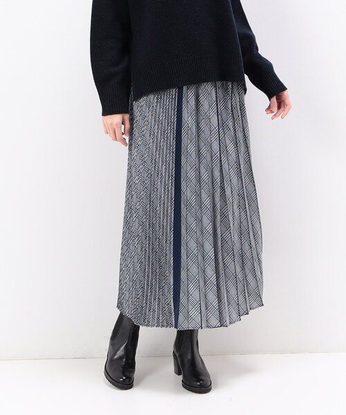 K.T KIYOKO TAKASE（キヨコタカセ）の「グレンチェックカラー プリーツスカート（スカート・レディース・ブルー系その他/ピンク系その他・11号/9号）」の6枚目の写真
