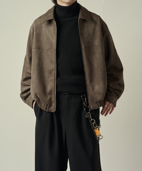 フェイクスウェードブルゾン（ブルゾン）｜Lui's（ルイス）の