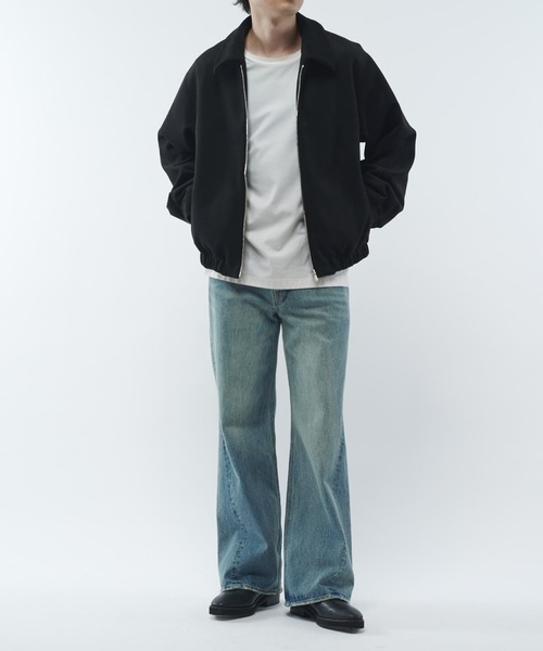 Lui's（ルイス）の「フェイクスウェードブルゾン（ブルゾン・メンズ・チャコールグレー/ブラック・S/M）」の3枚目の写真