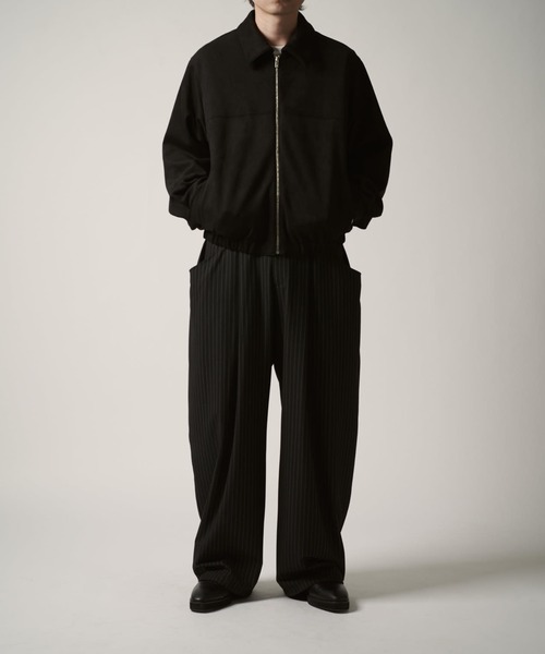 Lui's（ルイス）の「フェイクスウェードブルゾン（ブルゾン・メンズ・チャコールグレー/ブラック・S/M）」の18枚目の写真