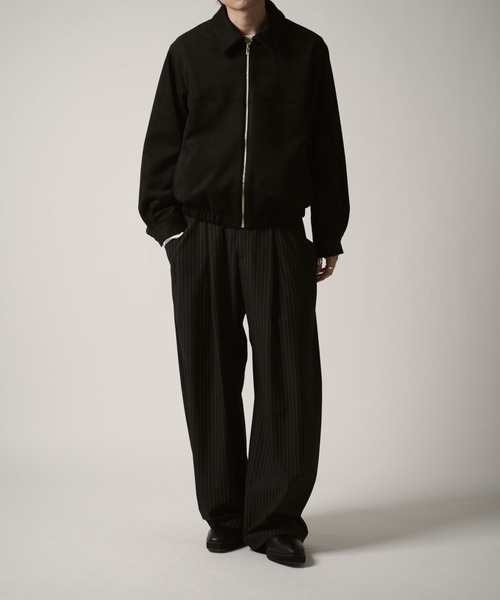 Lui's（ルイス）の「フェイクスウェードブルゾン（ブルゾン・メンズ・チャコールグレー/ブラック・S/M）」の19枚目の写真