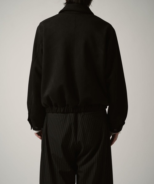 Lui's（ルイス）の「フェイクスウェードブルゾン（ブルゾン・メンズ・チャコールグレー/ブラック・S/M）」の17枚目の写真