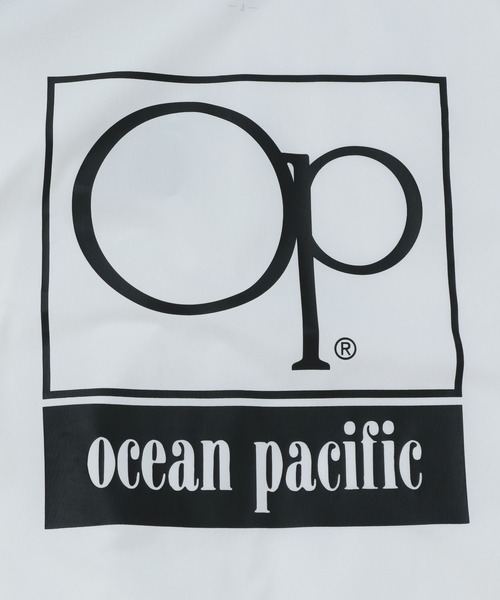 Ocean Pacific（オーシャンパシフィック）の「【Ocean Pacific(オーシャンパシフィック)】ロゴラッシュガードTシャツ[吸水速乾・UVカット・水陸両用]（Tシャツ/カットソー・メンズ・ブラック/ホワイト・MEDIUM/LARGE）」の8枚目の写真