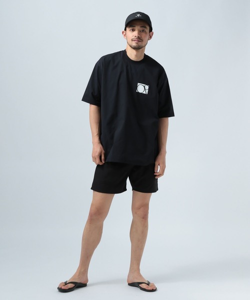 Ocean Pacific（オーシャンパシフィック）の「【Ocean Pacific(オーシャンパシフィック)】ロゴラッシュガードTシャツ[吸水速乾・UVカット・水陸両用]（Tシャツ/カットソー・メンズ・ブラック/ホワイト・MEDIUM/LARGE）」の15枚目の写真