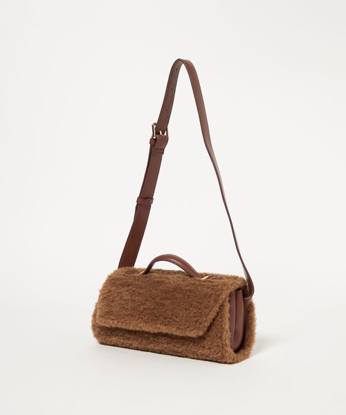 EMMEL REFINES(エメルリファインズ)の「<EMMEL REFINES>EM フラップ ボア ショルダーバッグ(ショルダーバッグ・レディース・ライトブルー/ブラック/ブラウン・FREE)」の18枚目の写真