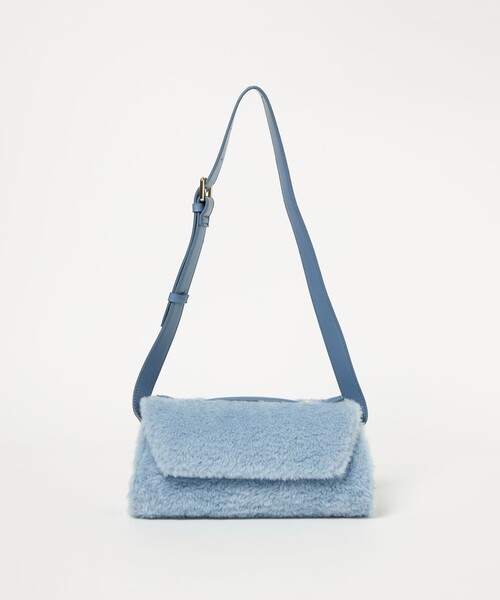 EMMEL REFINES(エメルリファインズ)の「<EMMEL REFINES>EM フラップ ボア ショルダーバッグ(ショルダーバッグ・レディース・ライトブルー/ブラック/ブラウン・FREE)」の22枚目の写真