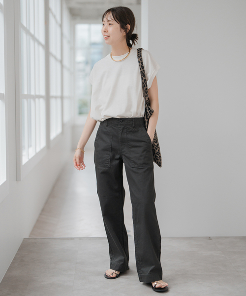 Spick and Span ルーズベイカーパンツ　38 ブラック 追加》ルーズベイカーパンツ（カーゴパンツ）｜Spick and Span