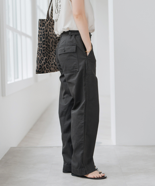 追加》選べる4サイズ / ルーズベイカーパンツ（カーゴパンツ