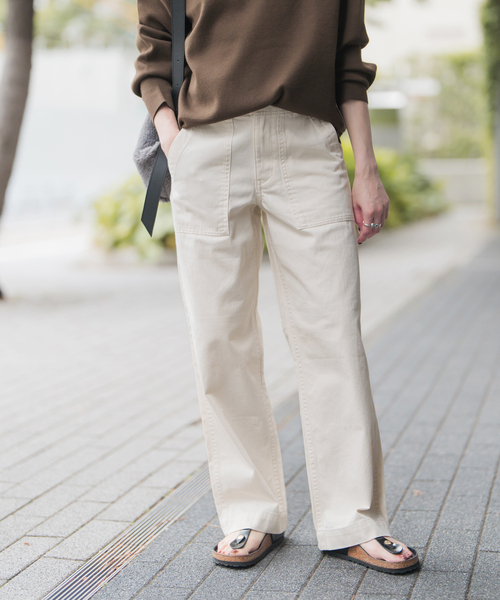 新品タグ付きSpick & Span ルーズベイカーパンツ キャメル 36 スピック＆スパン Spick & Span 《追加2予約》ルーズベイカー