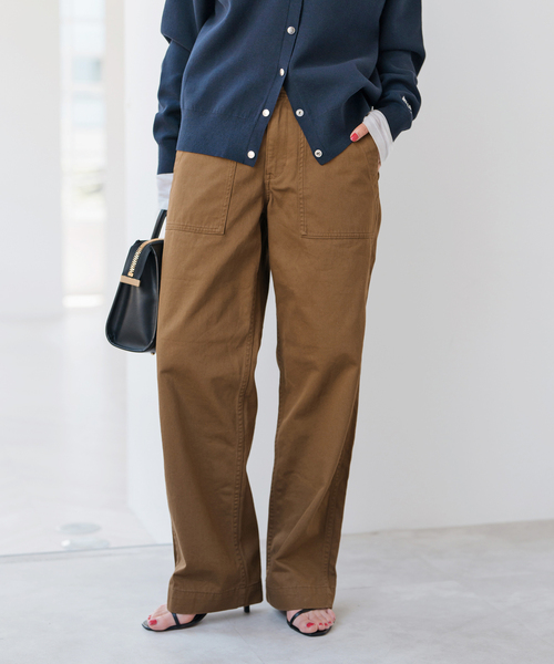Spick and Span ルーズペイカーパンツ Spick＆Span カーゴパンツ 「追加」ルーズベイカーパンツ